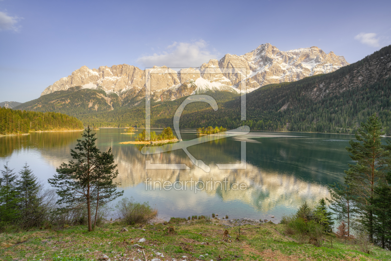 Bild-Nr.: 12822277 Blick über den Eibsee zum Wettersteingebirge erstellt von Michael Valjak