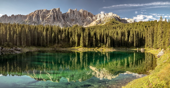 Bild-Nr: 11801590 Karersee Südtirol Erstellt von: Achim Thomae