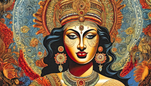 Bild-Nr: 12818761 Durga Göttin der Vollkommenheit KI Erstellt von: XYRIUS